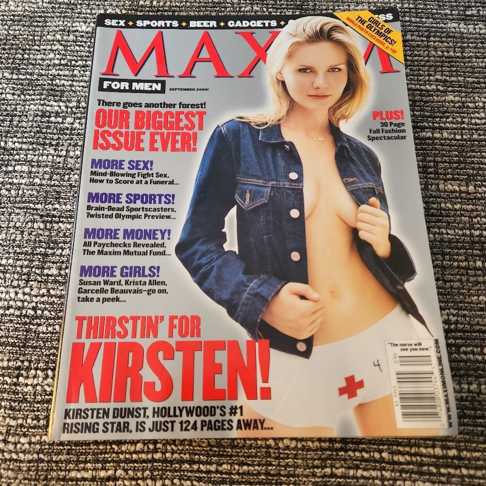 Maxim magazine September 2000 Kirsten Dunst